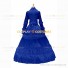 Gothic Lolita Victorian Rococo Stage Long Luxury Royal Blue Dress Ball Gown