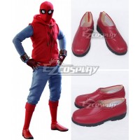 Marvel Spider-Man:Homecoming Spider-man Superhero Peter Parker Halloween Red Cosplay Shoes