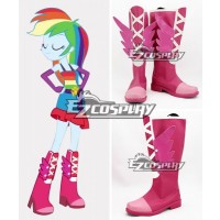 My Little Pony: Equestria Girls Rainbow Dash Pink Shoes Cosplay Boots