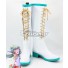 Battle Girl High School Sadone White Shoes Cosplay Boots