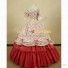 Alice in Wonderland Country Lolita Floral Dress Ball Gown Red Cheery