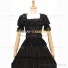 Reenactment Civil War Lace Lolita Recoco Layered Black Ball Gown Dress