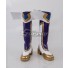 League of Legends LOL Star Guardian Ezreal Purple Shoes Cosplay Boots