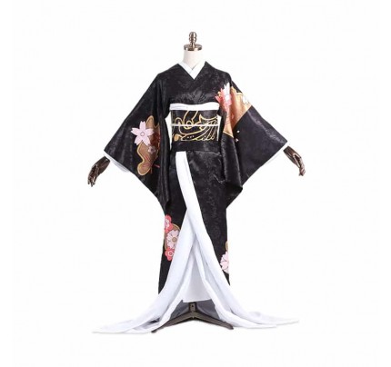 Demon Slayer: Kimetsu No Yaiba Muzan Kibutsuji Female Kimono Cosplay Costume