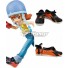 Digimon Adventure Digital Monster Torai Sora Takenouchi Sora Orange Black Cosplay Shoes