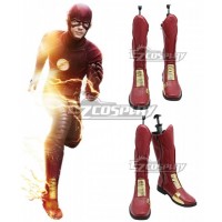 DC Comics The Flash Barry Allen Red Shoes Cosplay Boots - A Edition