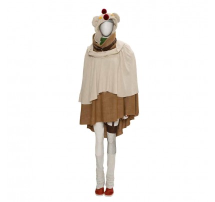 Final Fantasy VII Yuffie Kisaragi Cosplay Costume With Cape