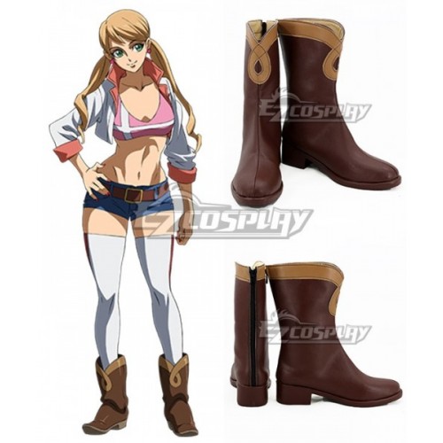 Mobile Suit Gundam: Iron-Blooded Orphans Lafter Frankland Shoes Cosplay Boots