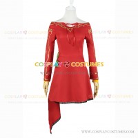 RWBY Cosplay Cinder Fall Costume Red Dress