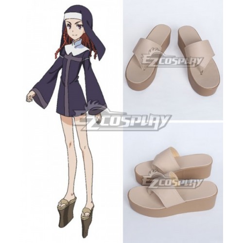 Toaru Majutsu no Index Agnese Sanctis Light Brown Cosplay Shoes