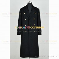 Captain Jack Harkness Costume for Doctor Who Torchwood Cosplay Black Trench Coat