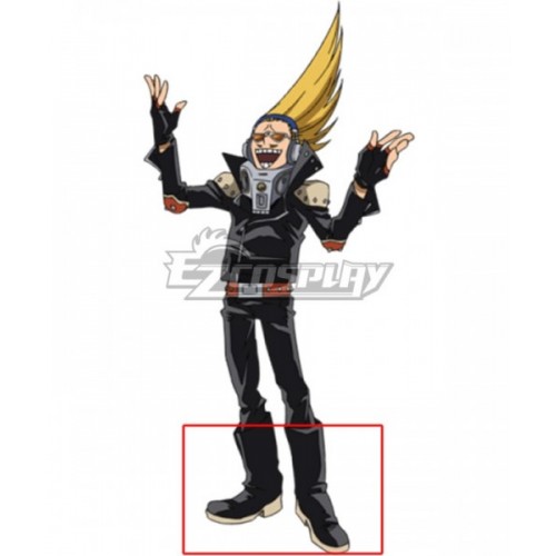 My Hero Academia Boku No Hero Akademia Present Mic Black Shoes Cosplay Boots