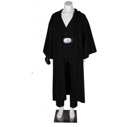 Star Wars The Last Jedi Luke Skywalker Black Cosplay Costume