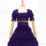 Reenactment Civil War Lace Lolita Recoco Layered Purple Ball Gown Dress