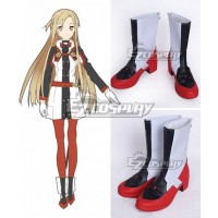 Sword Art Online Ordinal Scale Yuuki Asuna Yuki Asuna Movie Black Shoes Cosplay Boots