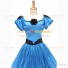 Civil War Southern Belle Lolita Victorian Theater Blue Long Ball Gown Dress