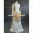 Gothic French Bustle Formal Dress Colonial Theatrical Premium Quality Costume Beige