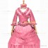 Medieval Renaissance Lolita Princess Ruffled Pink Ball Gown Dress