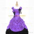 Vintage Gothic Lolita Victorian 18th Century Light Purple Ruffles Evening Ball Gown Dress