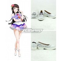 LoveLive!Sunshine!! Aqours Kurosawa Dia Kanan Matsuura White Cosplay Shoes