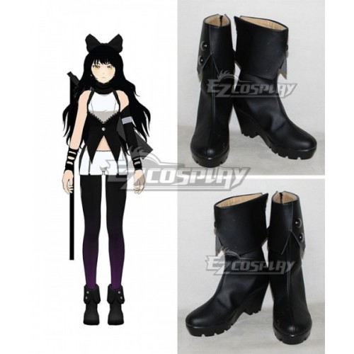 RWBY Team RWBY Blake Belladonna Black Shoes Cosplay Boots