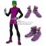 DC Teen Titans Beast Boy Garfield Logan Purple Cosplay Shoes