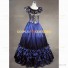 Edwardian Jacquard Tiered Dress Theater Reenactment Clothing