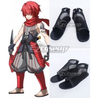 Fate Grand Order Fuuma Kotarou Black Cosplay Shoes