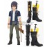 Tales of Vesperia TOV Yuri Lowell School Uniforms Dark blue Shoes Cosplay Boots