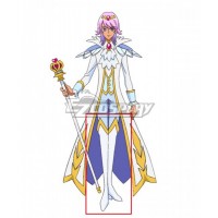 Go! Princess PreCure Prince Kanata White Shoes Cosplay Boots