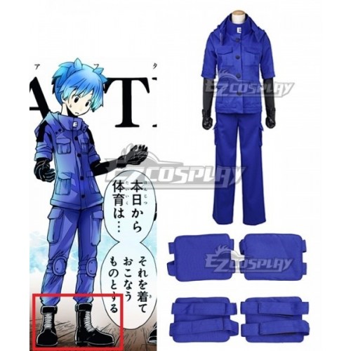 Assassination Classroom Ansatsu Kyoushitsu Shiota Nagisa Black Shoes Cosplay Boots