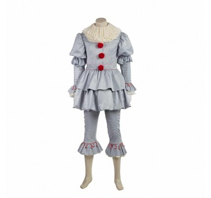 IT (Movie) By Stephen King IT Pennywise The Clown Cosplay Costume