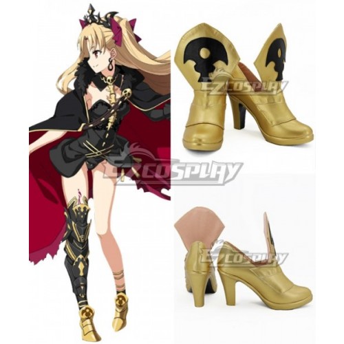 Fate Grand Order Lancer Ereshkigal Sprite2 Golden Cosplay Shoes