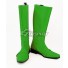 Uchuu Sentai Kyuranger Chameleon Green Hammie Green Shoes Cosplay Boots