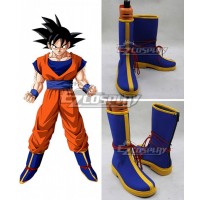 Dragon Ball Son Goku Kakarotto Blue Shoes Cosplay Boots