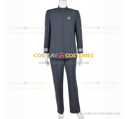 James T Kirk Costume for Star Trek Into Darkness Cosplay Blue Uniform