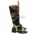 Fate Grand Order Rider Alexander the Great Golden Black Shoes Cosplay Boots