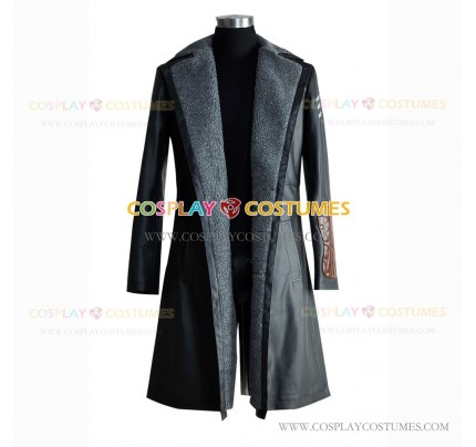 Suicide Squad Cosplay Captain Boomerang Costume Black Trench Coat