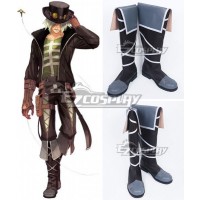 Tales of Zestiria the X Dezel Brown Shoes Cosplay Boots