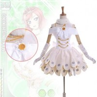 Love Live SR Maki Nishikino Wedding Dress Cosplay Costume