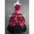 Southern Belle Satin Off-shoulder Dress Evening Ball Gown Red