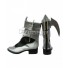 Kingdom Hearts Birth by Sleep Aqua Silver Shoes Cosplay Boots