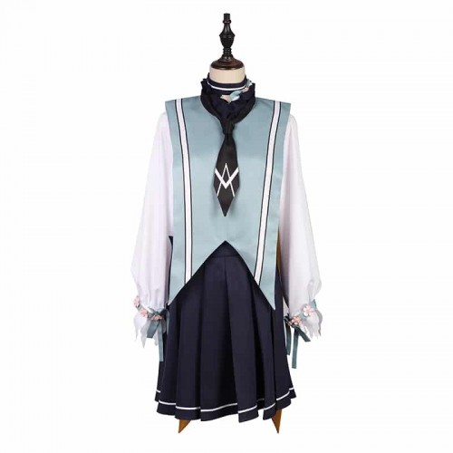 Vocaloid Kagamine Rin Spring Sakura Cosplay Costume