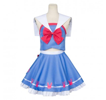 Overwatch D.VA Hana Song Sailor Cosplay Costume