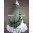 Alice in Wonderland Tiered Fancy Dress Lady Sweet Love Lolita Gown Green