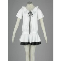 Vocaloid Miku White Cosplay Costume Dress