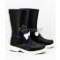 Katsugeki Touken Ranbu Tonbokiri Black Shoes Cosplay Boots