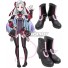 Sword Art Online Ordinal Scale Yuna Movie Black Shoes Cosplay Boots