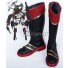 Kantai Collection Kiso Black And Red Shoes Cosplay Boots