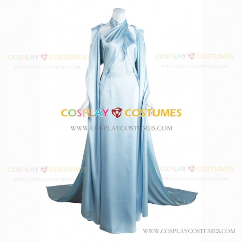 Daenerys Targaryen Costume for Game Of Thrones Cosplay Blue Long Dress